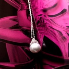 남양진주 목걸이 K18wg