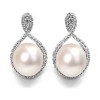 담수 진주 귀걸이