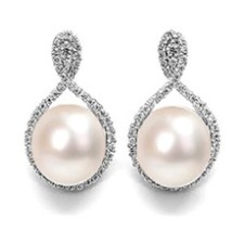 담수 진주 귀걸이