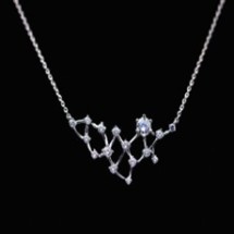 플래티늄 별자리 목걸이 (주문 제작/별자리 등록)